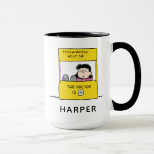 Mug Peanuts Lucy & le docteur est là
