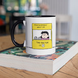Mug Peanuts Lucy & le docteur est là