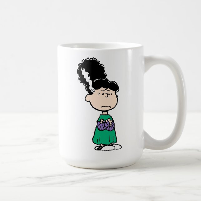 Mug Peanuts Lucy Mariée de Frankenstein Halloween (Droite)