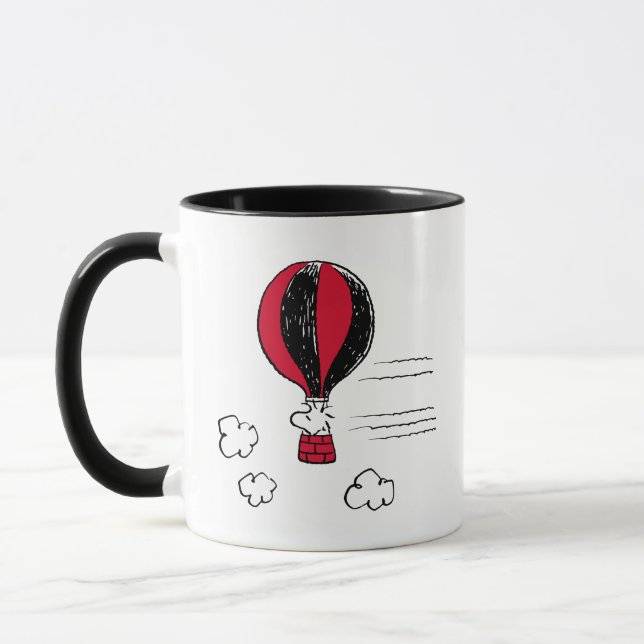 Mug PEANUTS | Motif rouge et noir (Gauche)