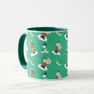 Mug Peanuts Peppermint Dreams Snowflake Motif