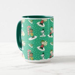 Mug Peanuts Peppermint Dreams Snowflake Motif