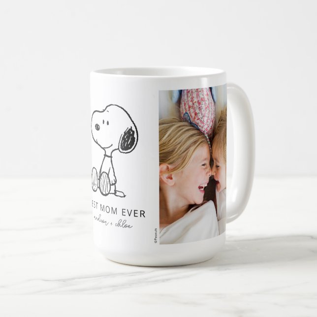 Mug PEANUTS | Snoopy - Meilleure maman jamais photo (Devant droit)