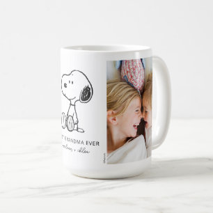 Mug PEANUTS   Snoopy - Meilleure photo de grand-mère j