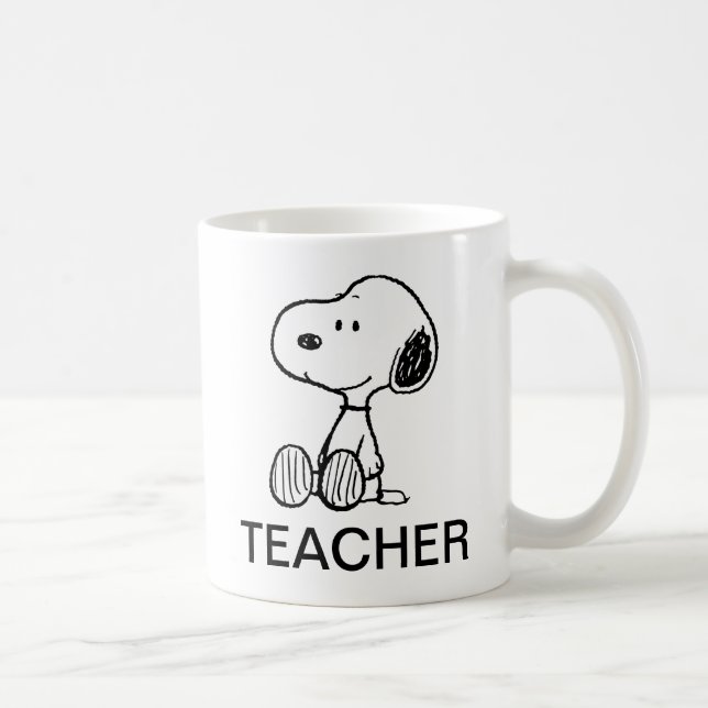 Mug PEANUTS | Snoopy Teacher (Droite)