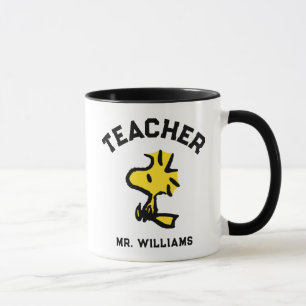 Mug Peanuts   Woodstock Looking Ahead Teacher