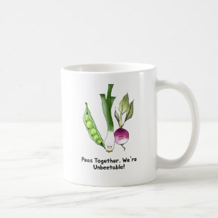 Mug Peas et Veggie meilleur amis Pun