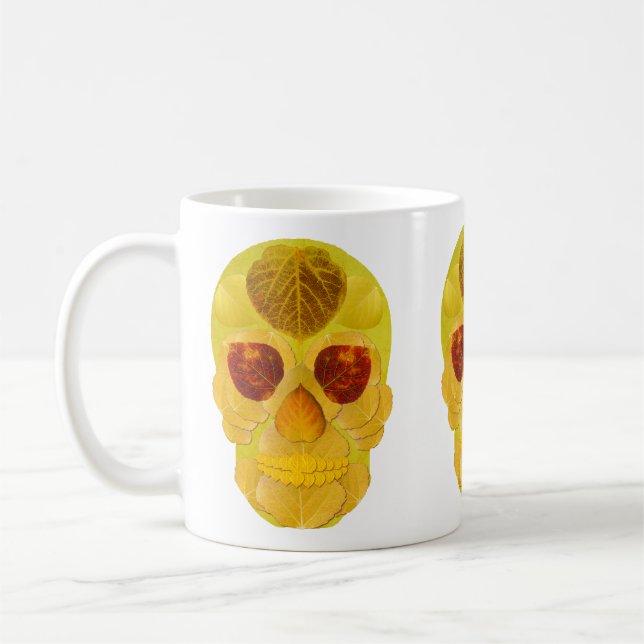 Mug Peau feuille Aspen 1 (Gauche)