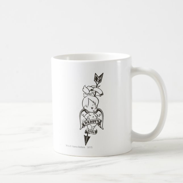 Mug PEBBLES™ Daddy's Girl B&W (Droite)