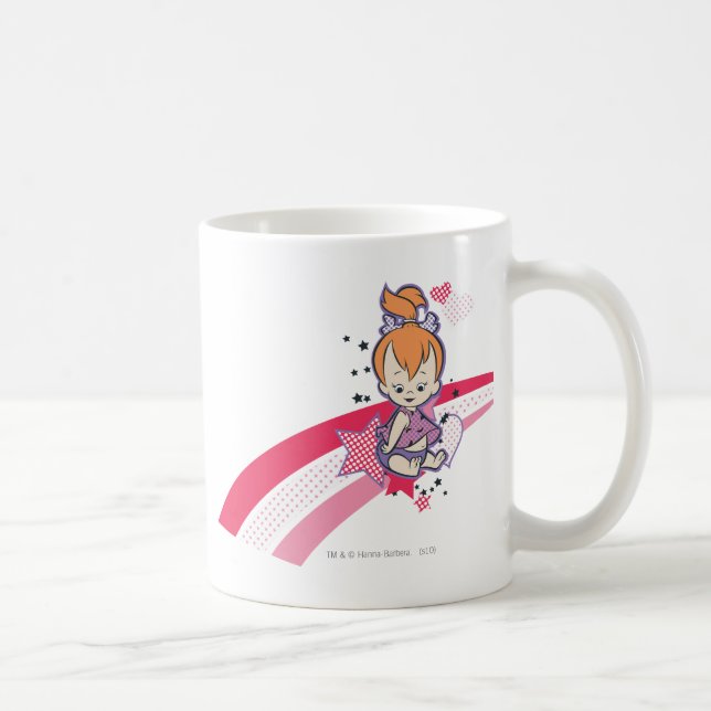 Mug PEBBLES™ sur arc-en-ciel rose (Droite)
