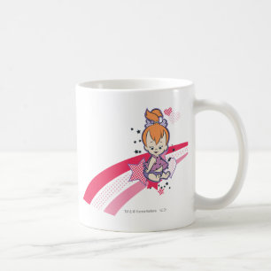Mug PEBBLES™ sur l'arc-en-ciel rose