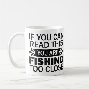 Mug Pêche à fermer au pêcheur Papa dictons sarcastique