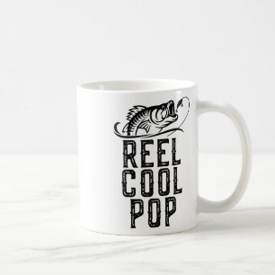 Mug Pêche à la bobine cool pop pêcheur drôle rétro