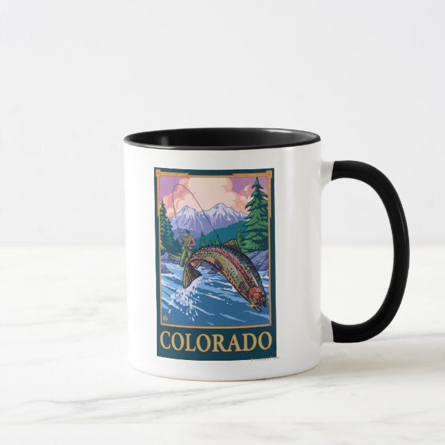 Mug Pêche à la mouche, Colorado (Droite)