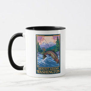 Mug Pêche à la mouche - Mont Adams, Washington