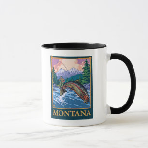 Mug Pêche à la mouche - Montana