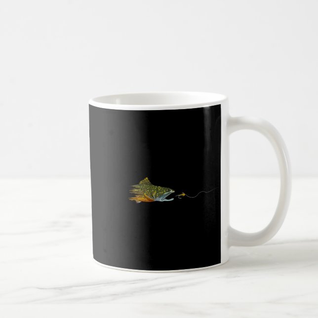 Mug Pêche à la mouche truite de ruisseau mouche sèche  (Droite)