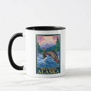 Mug Pêche à la mouche - Wrangell, Alaska
