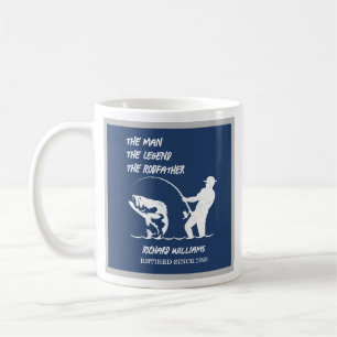 Mug Pêche à la retraite avec le Parrain de la canne à
