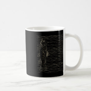 Mug Pêche à la truite brune au mouche sèche montage de