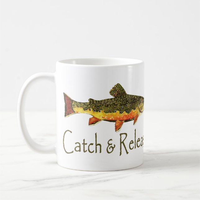 Mug Pêche à la truite de capture et de rejet (Gauche)