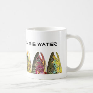 Mug Pêche à la truite pêcheur à la ligne