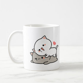 Mug Pêche au chat et accolade à la goma Jeter