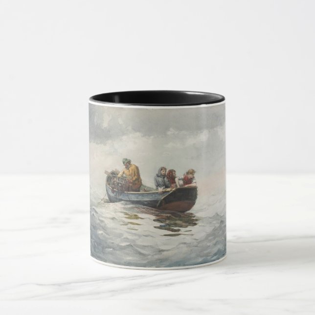 Mug Pêche au crabe (par Winslow Homer) (Centre)