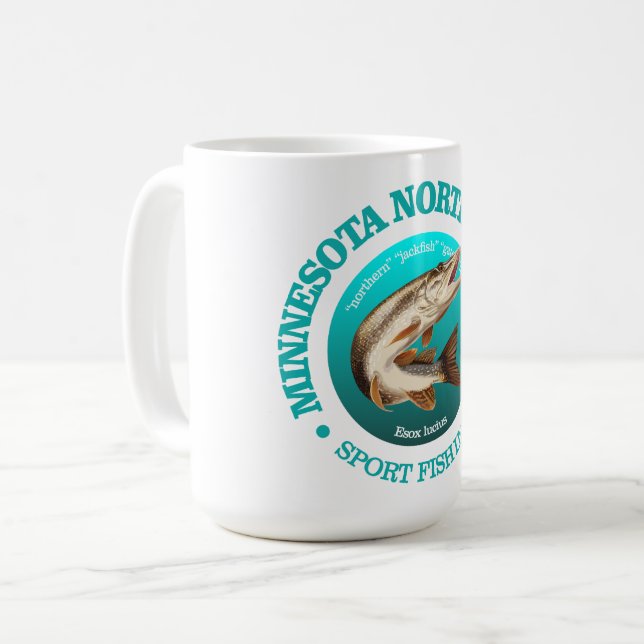 Mug Pêche au Pike du Minnesota (Devant gauche)