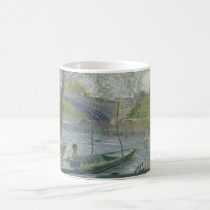 Mug Pêche au printemps par Vincent Van Gogh