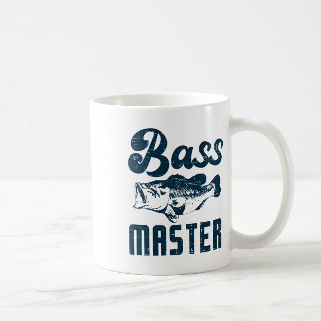 Mug Pêche B Master Drôle de pêcheur à grande bouche Ho (Droite)