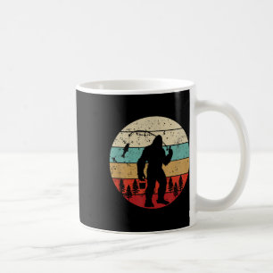 Mug Pêche Bigfoot Drôle Poisson Pêcheur Rétro Sasquatc