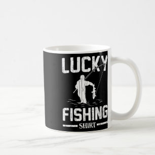 Mug Pêche chanceuse drôles de pêcheurs Graphique de po