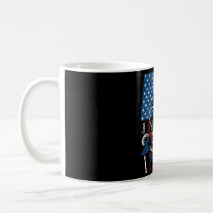 Mug Pêche Cool Pour Hommes Femmes Drapeau Américain Us
