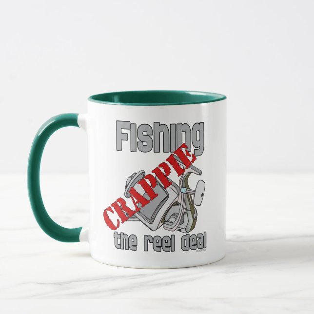 Mug Pêche Crappie Le Reel Deal Sérieux Pêche (Gauche)