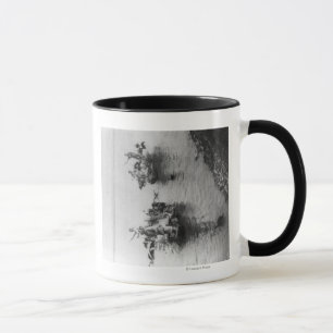 Mug Pêche dans le canal grand à Sou-Tchéou Chine