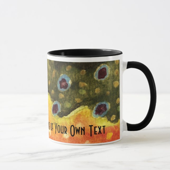 Mug Pêche de mouche de truite (Droite)