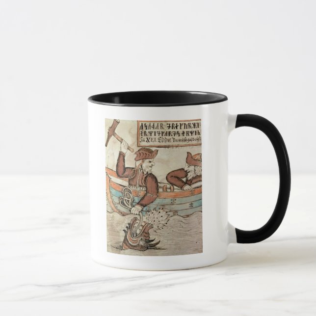 Mug Pêche de Thor pour le serpent de Midgard (Droite)