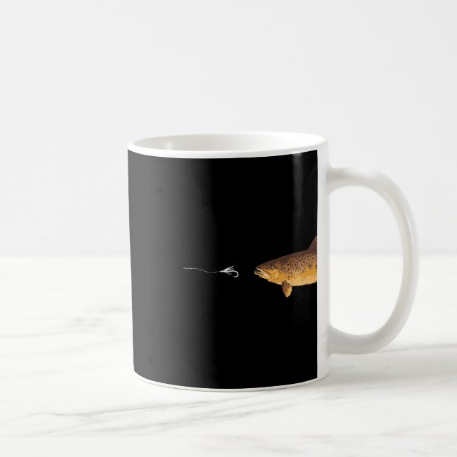 Mug Pêche de truite Brown Pêcheur Pêcheur Pêcheur pêch (Droite)