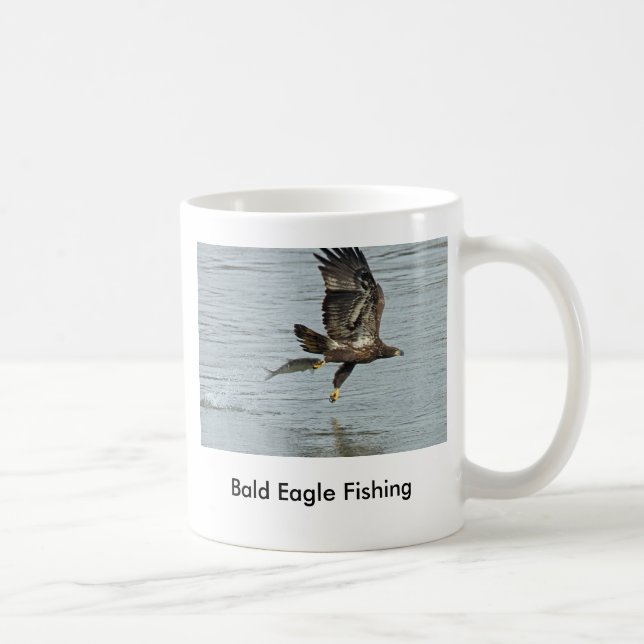 Mug Pêche d'Eagle chauve (Droite)