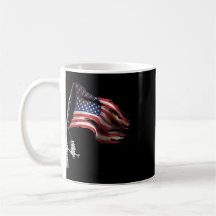 Mug Pêche Drapeau Américain Pêcheur Patriotique Jour 4