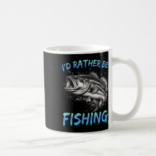 Mug Pêche drôle J'aimerais mieux être en train de pêch
