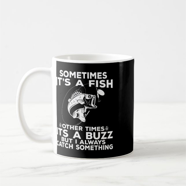 Mug Pêche drôle parfois c'est une pêche de poisson  (Gauche)