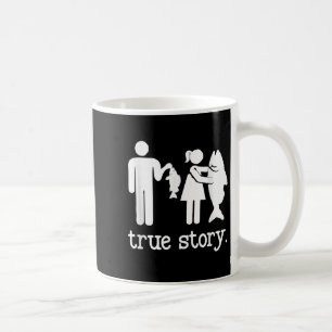 Mug Pêche Drôle Pour Les Hommes Femmes Pêcheuse Histoi