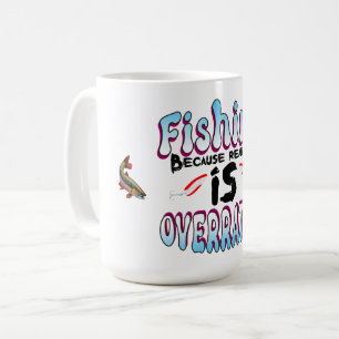 Mug Pêche Parce que la Réalité est Surestimée