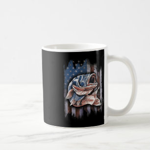 Mug Pêche Patriotique 4 juillet Hommes Drapeau América