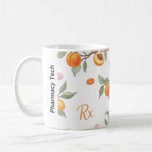 Mug Pêche personnalisée, abricots et boîte de pharmaci