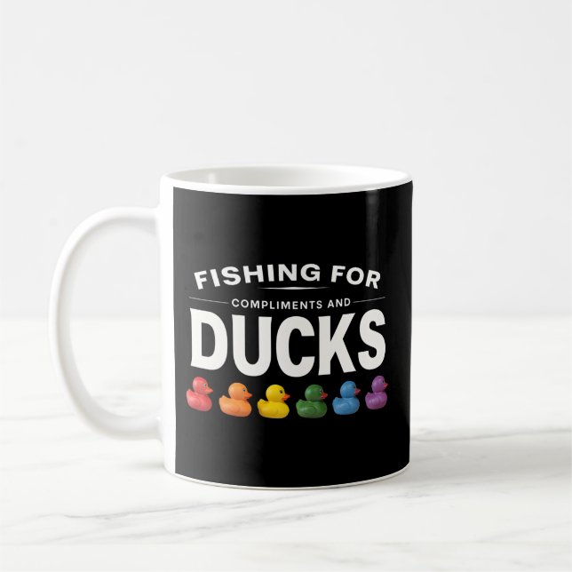 Mug Pêche pour Compliments et Canards - Rubbe humorist (Gauche)
