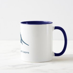 Mug Pêche sportive sur mesure   Jumping Espadon Bleu
