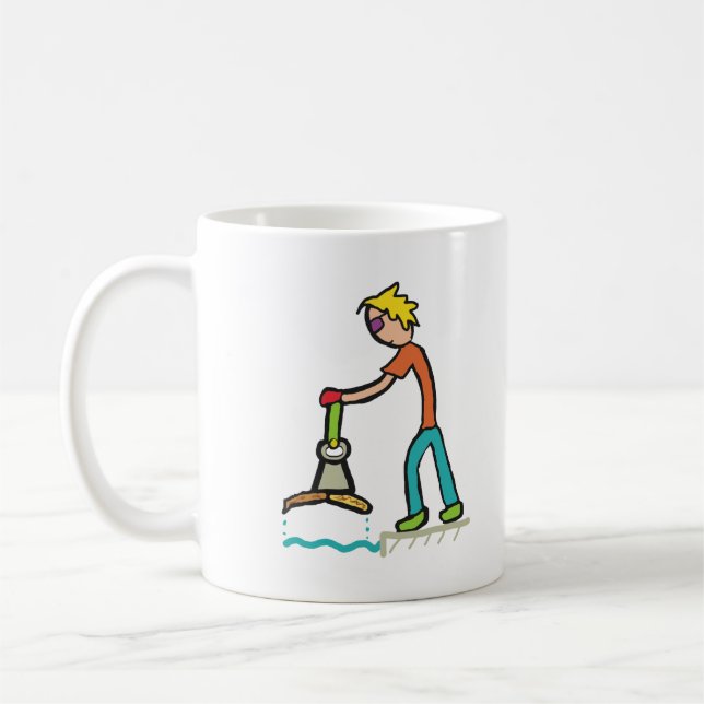 Mug Pêche sur aimant (Gauche)